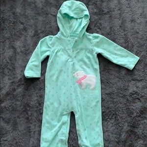 Baby fleece romper 12m